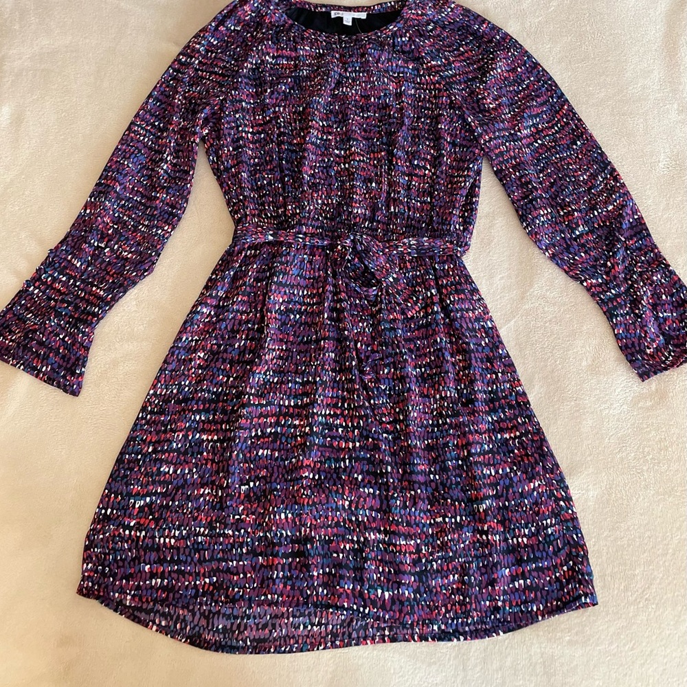 DR2 Multicolor Dotted Tie Front Dress - Size S - Picture 10 of 16